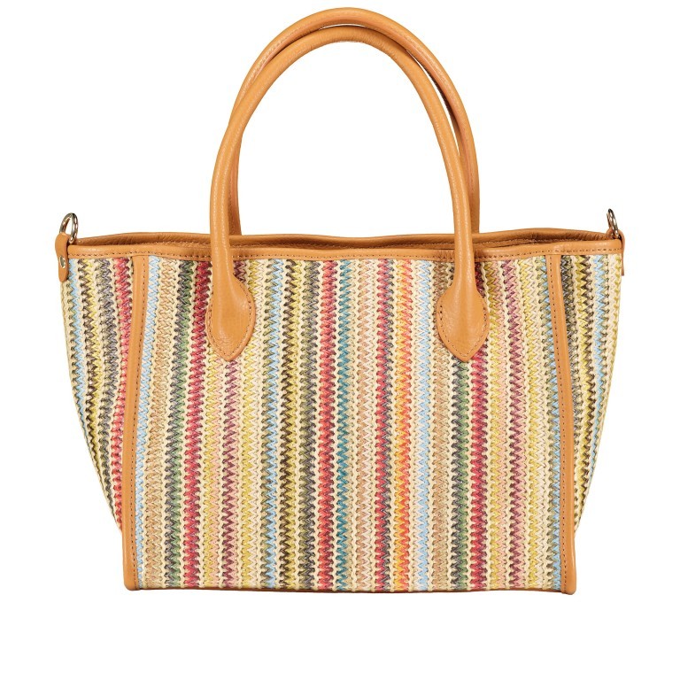 Handtasche Bunt, Farbe: bunt, Marke: Hausfelder Manufaktur, EAN: 4065646021839, Abmessungen in cm: 28x22x14, Bild 3 von 7