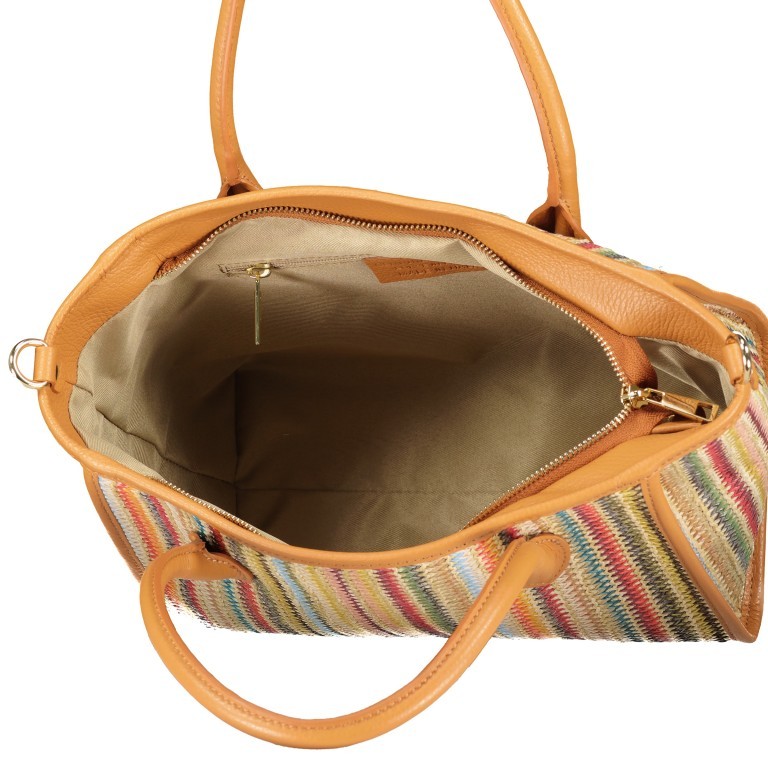 Handtasche Bunt, Farbe: bunt, Marke: Hausfelder Manufaktur, EAN: 4065646021839, Abmessungen in cm: 28x22x14, Bild 7 von 7