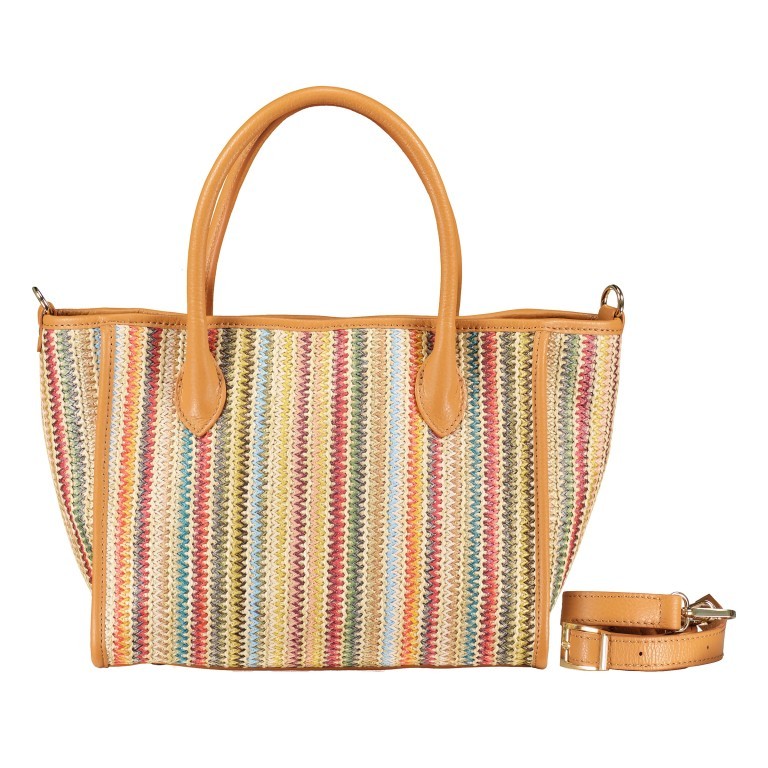 Handtasche Bunt, Farbe: bunt, Marke: Hausfelder Manufaktur, EAN: 4065646021839, Abmessungen in cm: 28x22x14, Bild 1 von 7