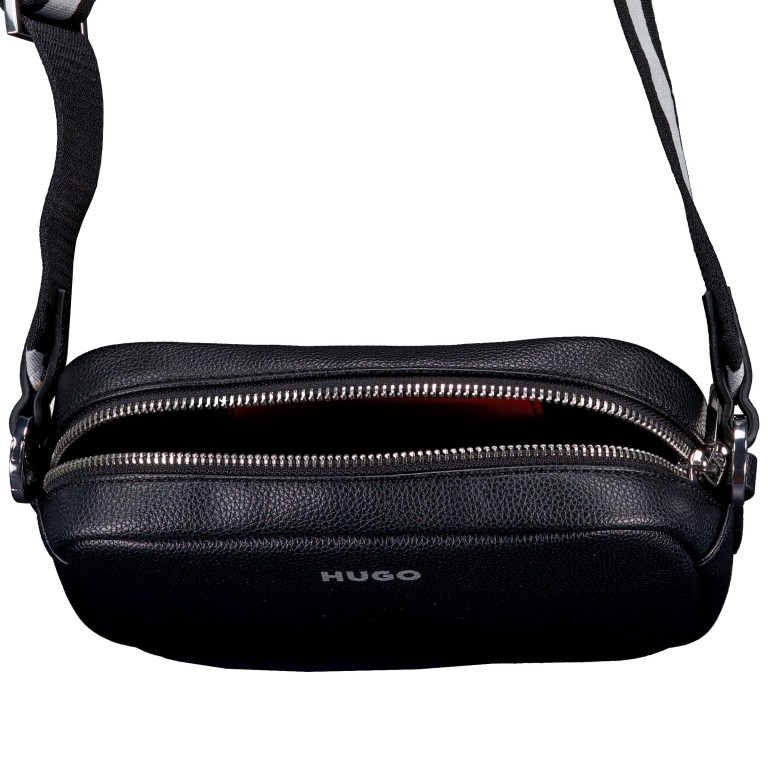 Umhängetasche Bel Crossbody Black, Farbe: schwarz, Marke: HUGO, EAN: 4063545775907, Abmessungen in cm: 20.5x13x6.5, Bild 6 von 6