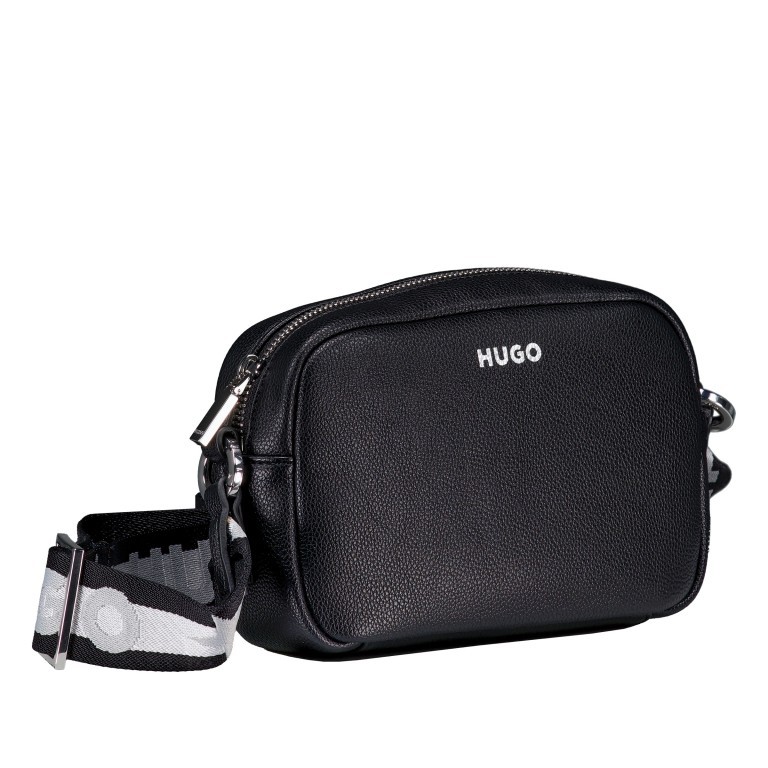 Umhängetasche Bel Crossbody Black, Farbe: schwarz, Marke: HUGO, EAN: 4063545775907, Abmessungen in cm: 20.5x13x6.5, Bild 2 von 6