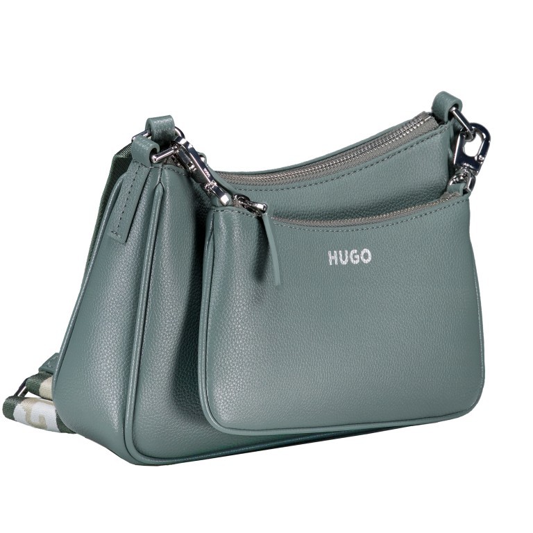 Umhängetasche Bel Multi Crossbag Open Green, Farbe: grün/oliv, Marke: HUGO, EAN: 4063544854290, Abmessungen in cm: 23x15.5x6, Bild 2 von 6