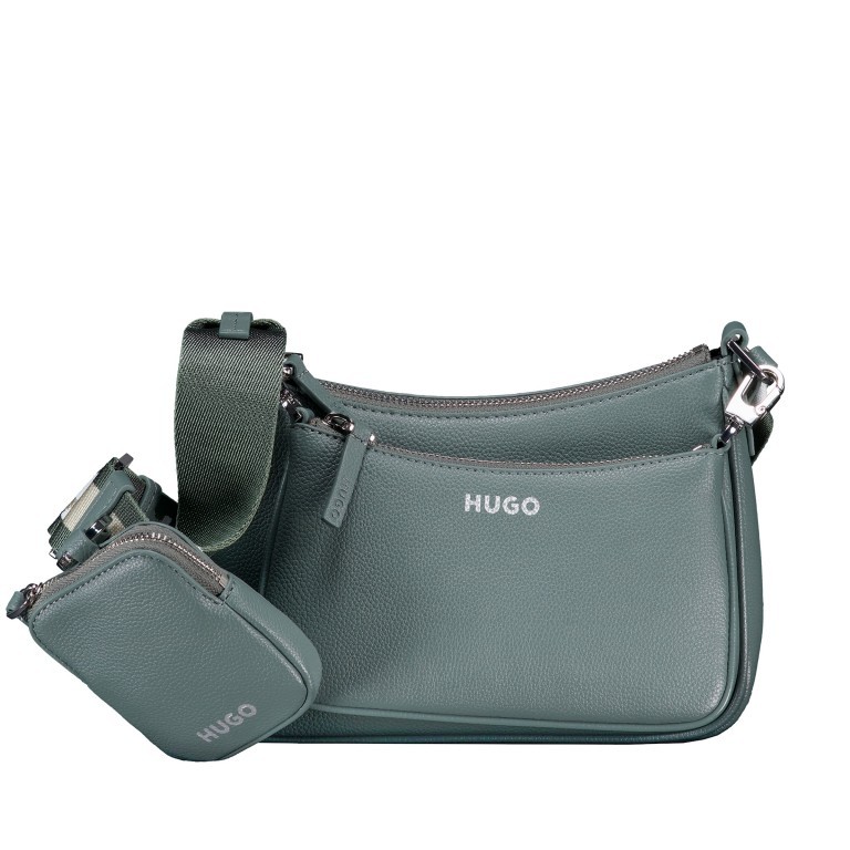 Umhängetasche Bel Multi Crossbag Open Green, Farbe: grün/oliv, Marke: HUGO, EAN: 4063544854290, Abmessungen in cm: 23x15.5x6, Bild 1 von 6