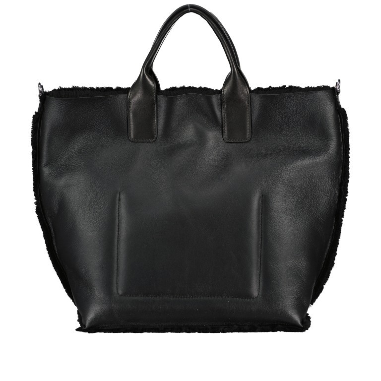 Handtasche Shearling Casharel Raquel Big mit Wendefunktion Black, Farbe: schwarz, Marke: Abro, EAN: 4067278430096, Abmessungen in cm: 45x35x22, Bild 3 von 8