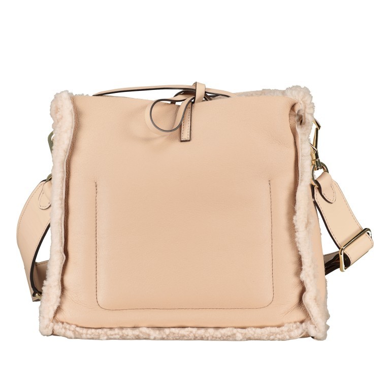 Umhängetasche Shearling Casharel Raquel S mit Wendefunktion Beige, Farbe: beige, Marke: Abro, EAN: 4067278429960, Abmessungen in cm: 29x27x7, Bild 3 von 8