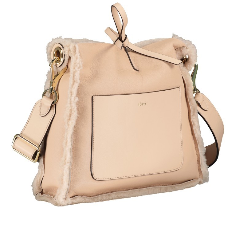 Umhängetasche Shearling Casharel Raquel S mit Wendefunktion Beige, Farbe: beige, Marke: Abro, EAN: 4067278429960, Abmessungen in cm: 29x27x7, Bild 2 von 8
