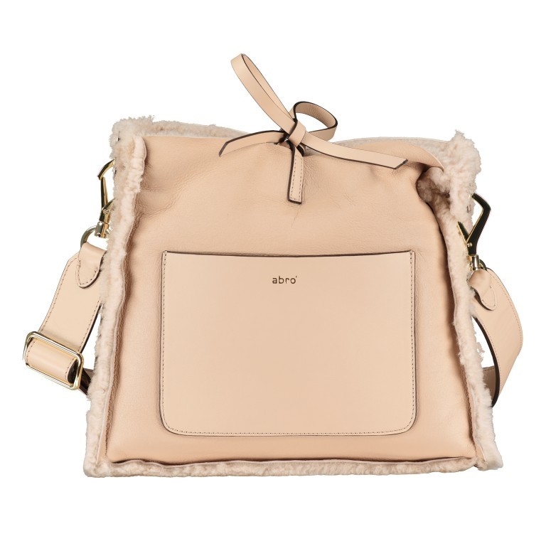 Umhängetasche Shearling Casharel Raquel S mit Wendefunktion Beige, Farbe: beige, Marke: Abro, EAN: 4067278429960, Abmessungen in cm: 29x27x7, Bild 1 von 8