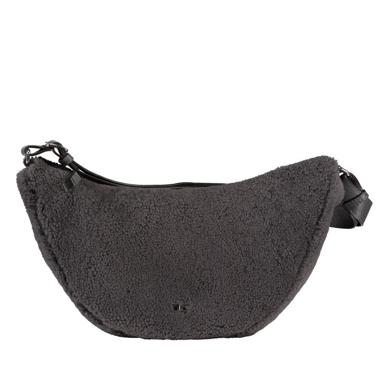 Beuteltasche Shearling By my Side big Dark Grey, Farbe: grau, Marke: Abro, EAN: 4067278617763, Abmessungen in cm: 39x20x11, Bild 1 von 6