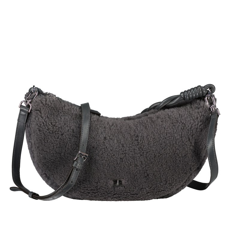 Beuteltasche Moon Shoulderbag Dark Grey, Farbe: grau, Marke: Abro, EAN: 4067278617626, Abmessungen in cm: 25x12x5, Bild 1 von 8