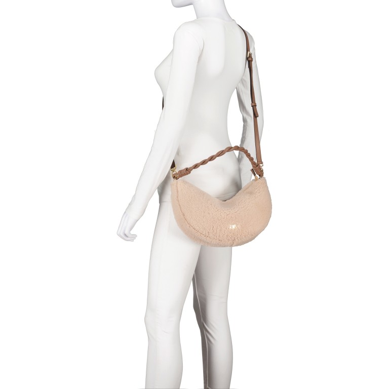 Beuteltasche Moon Shoulderbag Beige, Farbe: beige, Marke: Abro, EAN: 4067278617664, Abmessungen in cm: 25x12x5, Bild 7 von 8