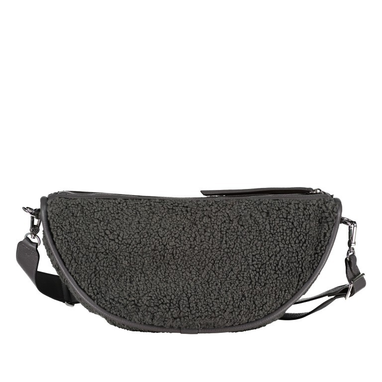 Beuteltasche Willow Crossbody Bag Dark Grey, Farbe: grau, Marke: Abro, EAN: 4067278435329, Abmessungen in cm: 42x20x12, Bild 3 von 6