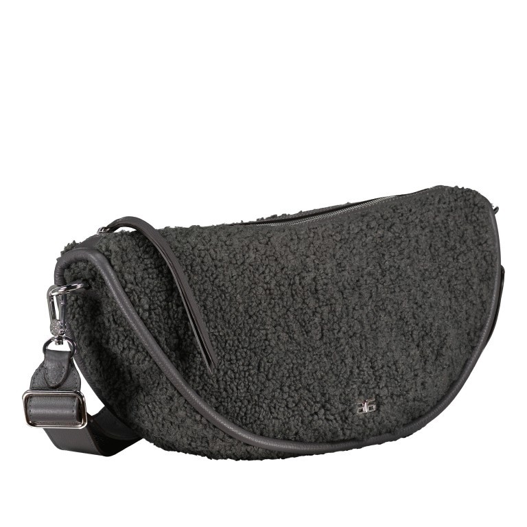 Beuteltasche Willow Crossbody Bag Dark Grey, Farbe: grau, Marke: Abro, EAN: 4067278435329, Abmessungen in cm: 42x20x12, Bild 2 von 6