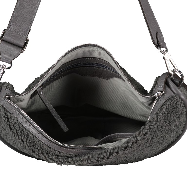 Beuteltasche Willow Crossbody Bag Dark Grey, Farbe: grau, Marke: Abro, EAN: 4067278435329, Abmessungen in cm: 42x20x12, Bild 6 von 6