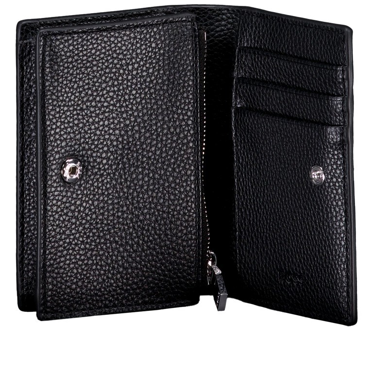 Geldbörse Anett Small Wallet Black, Farbe: schwarz, Marke: BOSS, EAN: 4063544844710, Abmessungen in cm: 12x8x3, Bild 4 von 4