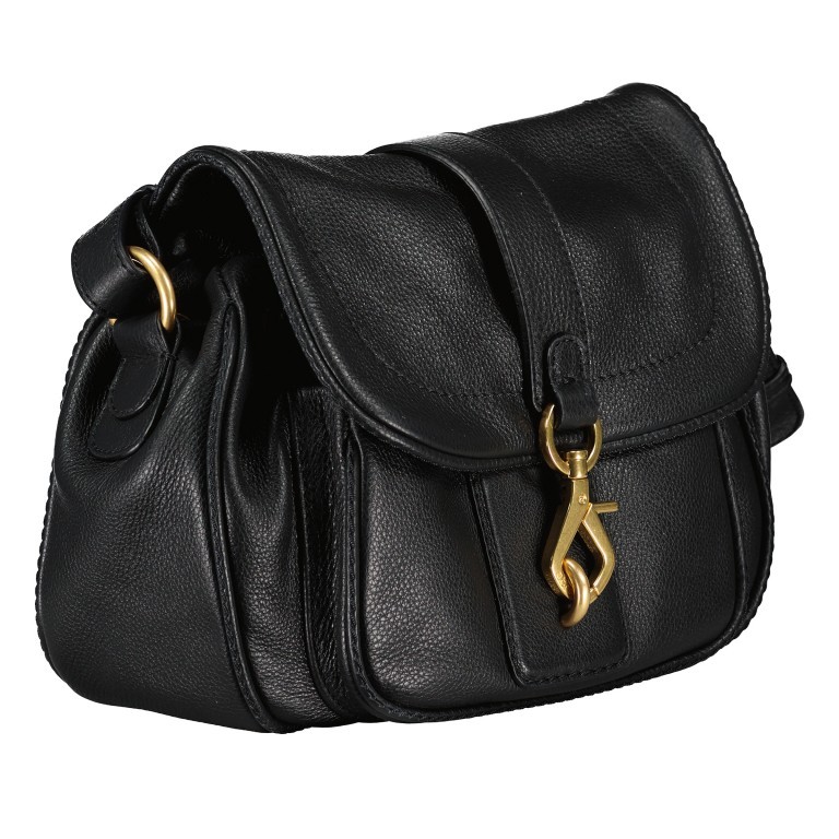 Satteltasche Dalia Star Black Gold, Farbe: schwarz, Marke: Abro, EAN: 4067278418551, Abmessungen in cm: 24x17.5x13, Bild 2 von 8