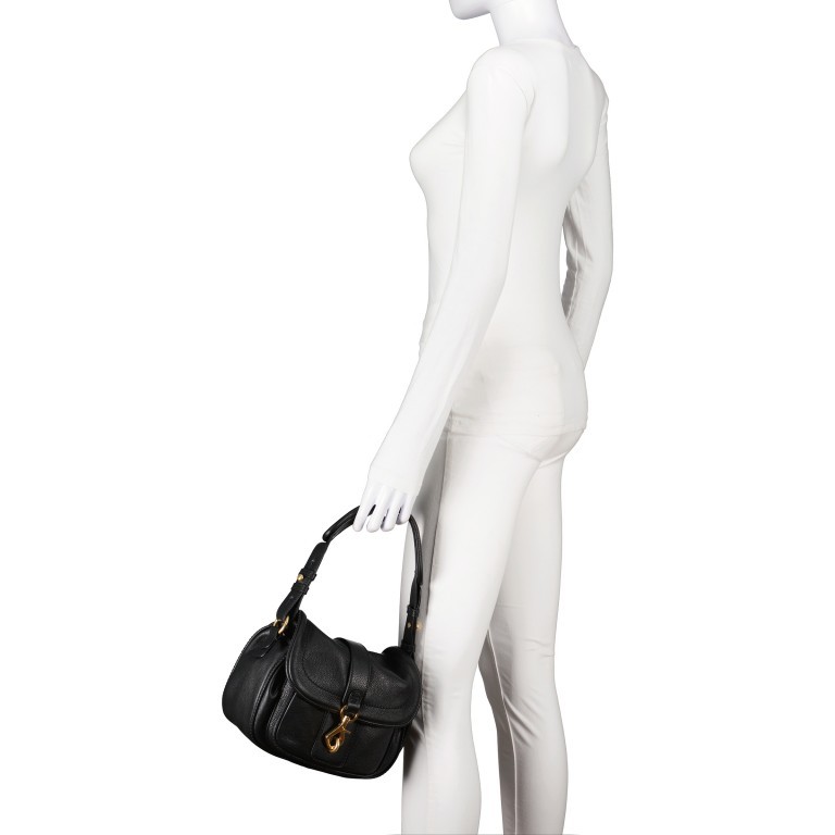 Satteltasche Dalia Star Black Gold, Farbe: schwarz, Marke: Abro, EAN: 4067278418551, Abmessungen in cm: 24x17.5x13, Bild 4 von 8