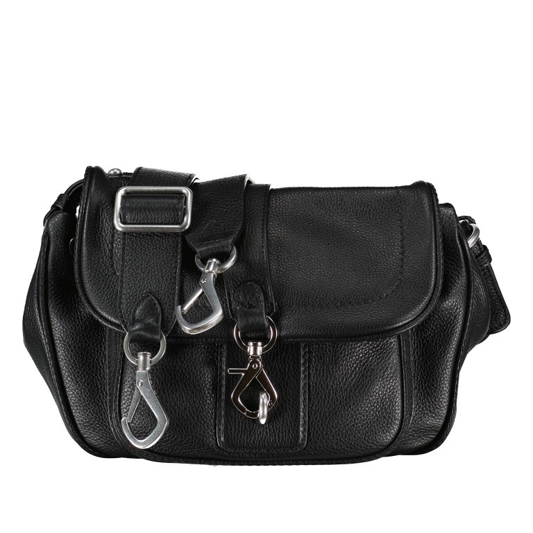 Satteltasche Dalia Star Black Silver, Farbe: schwarz, Marke: Abro, EAN: 4067278418575, Abmessungen in cm: 24x17.5x13, Bild 1 von 8
