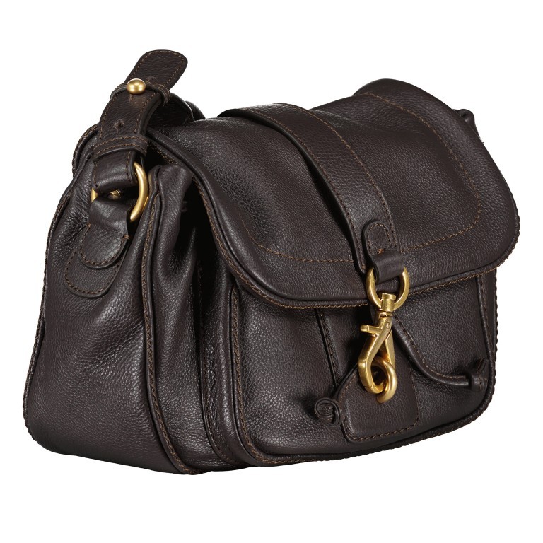 Satteltasche Dalia Star Dark Brown, Farbe: braun, Marke: Abro, EAN: 4067278418674, Abmessungen in cm: 24x17.5x13, Bild 2 von 8