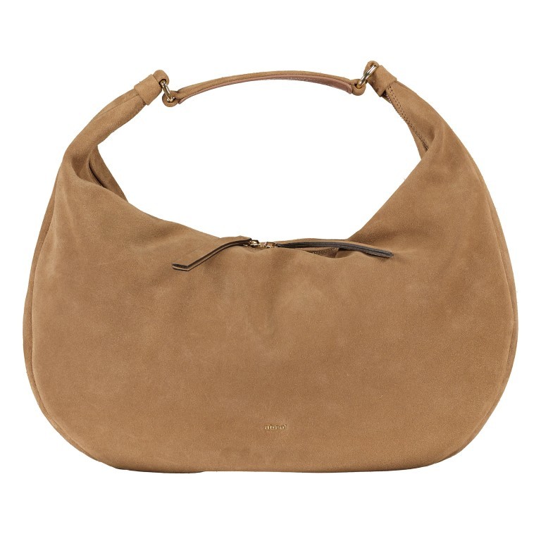 Beuteltasche Suede Nana Big Camel, Farbe: cognac, Marke: Abro, EAN: 4067278417509, Abmessungen in cm: 46x27x6, Bild 1 von 6