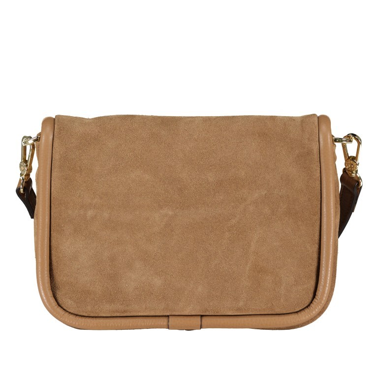 Umhängetasche Willow Crossbody Bag Suede Camel, Farbe: cognac, Marke: Abro, EAN: 4067278420868, Abmessungen in cm: 22x16.5x7.5, Bild 3 von 6