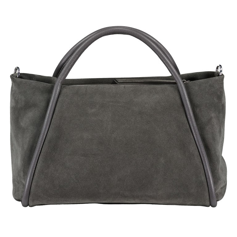 Handtasche Willow Shopper small Suede Dark Grey, Farbe: grau, Marke: Abro, EAN: 4067278435572, Abmessungen in cm: 36x24x15, Bild 3 von 7