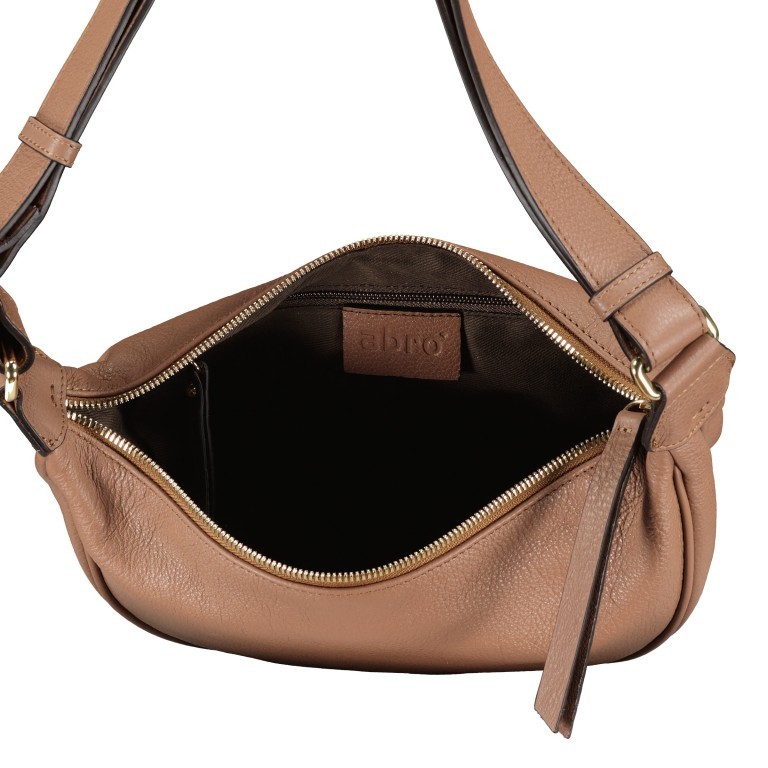 Beuteltasche Dalia By my Side small Camel, Farbe: cognac, Marke: Abro, EAN: 4067278429410, Abmessungen in cm: 33x17x10, Bild 6 von 6