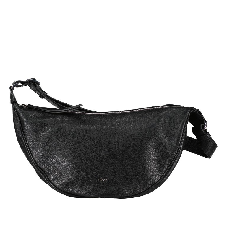 Beuteltasche Dalia By my Side big Black Nickel, Farbe: schwarz, Marke: Abro, EAN: 4067278429489, Abmessungen in cm: 39x20x11, Bild 1 von 5
