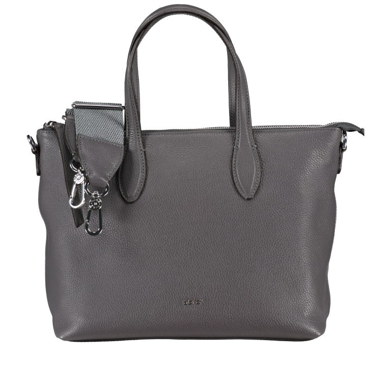 Handtasche Dalia Clivia Small Dark Grey, Farbe: grau, Marke: Abro, EAN: 4067278427973, Abmessungen in cm: 27x22x15, Bild 1 von 7