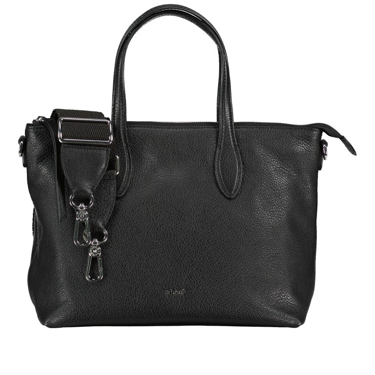 Handtasche Dalia Clivia Small Black Nickel, Farbe: schwarz, Marke: Abro, EAN: 4067278427980, Abmessungen in cm: 27x22x15, Bild 1 von 7