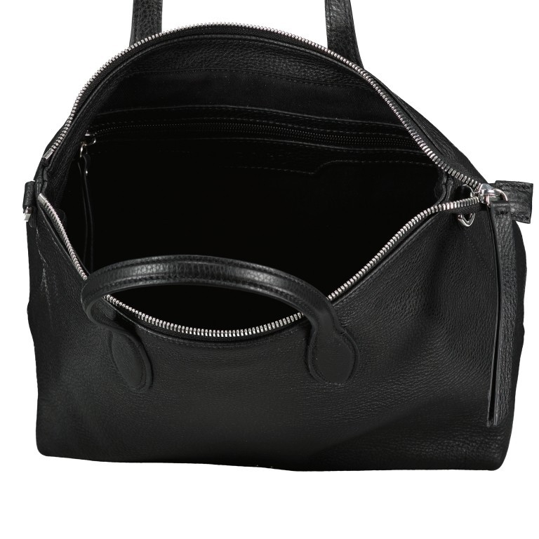 Handtasche Dalia Clivia Small Black Nickel, Farbe: schwarz, Marke: Abro, EAN: 4067278427980, Abmessungen in cm: 27x22x15, Bild 7 von 7