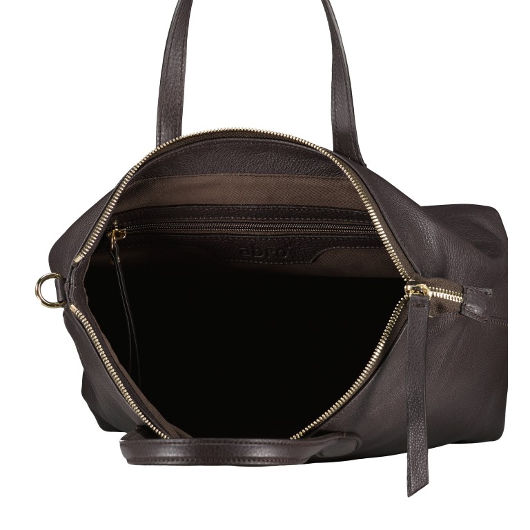 Handtasche Dalia Clivia Small Dark Brown, Farbe: braun, Marke: Abro, EAN: 4067278428086, Abmessungen in cm: 27x22x15, Bild 7 von 7
