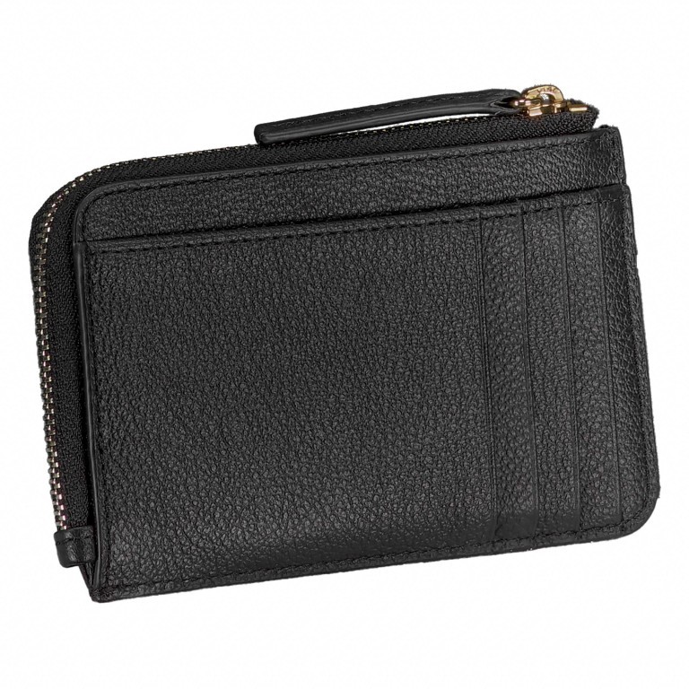 Geldbörse Alyce Zip Coin Holder Black, Farbe: schwarz, Marke: BOSS, EAN: 4063544845397, Abmessungen in cm: 13x8.5x1.5, Bild 4 von 5