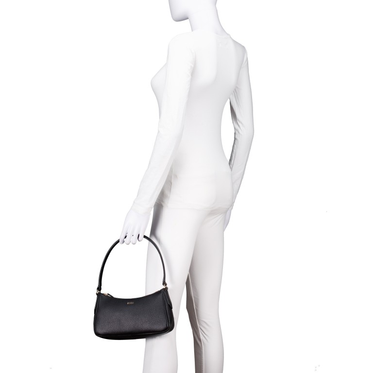Tasche Alyce Hobo S Black, Farbe: schwarz, Marke: BOSS, EAN: 4063545101959, Abmessungen in cm: 25.5x14.5x6.5, Bild 4 von 6