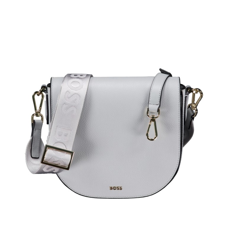 Umhängetasche Alyce Flap Xbody Light Pastel Grey, Farbe: grau, Marke: BOSS, EAN: 4063544844192, Abmessungen in cm: 23x19x9, Bild 1 von 7