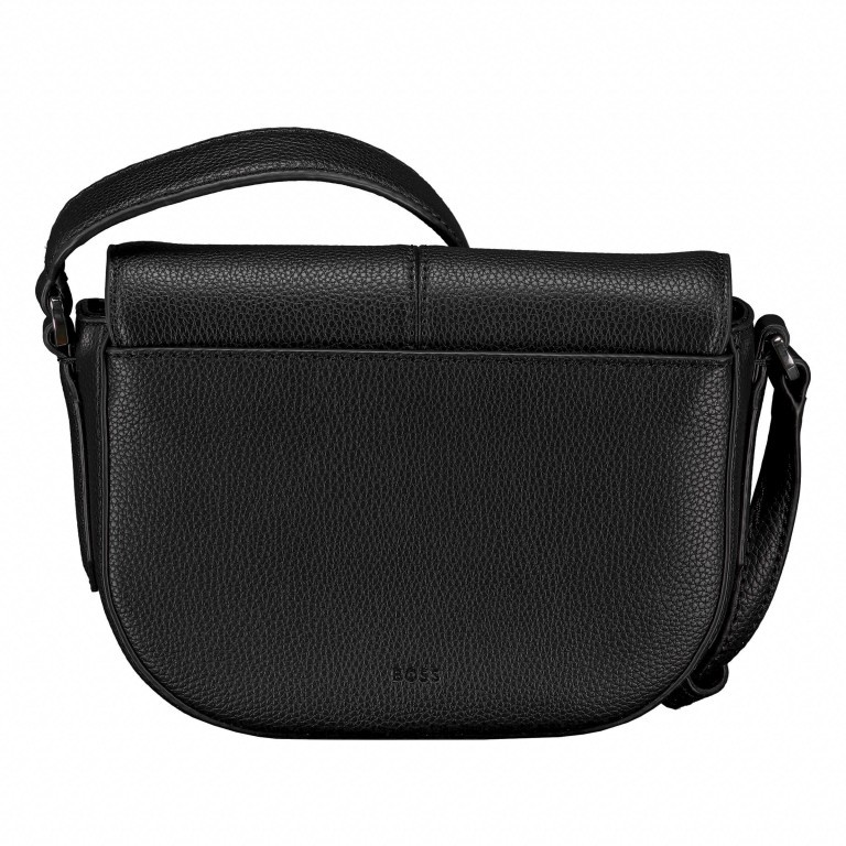 Umhängetasche Anett Saddle Bag S Black, Farbe: schwarz, Marke: BOSS, EAN: 4063545807103, Abmessungen in cm: 21x15.5x6.5, Bild 3 von 6