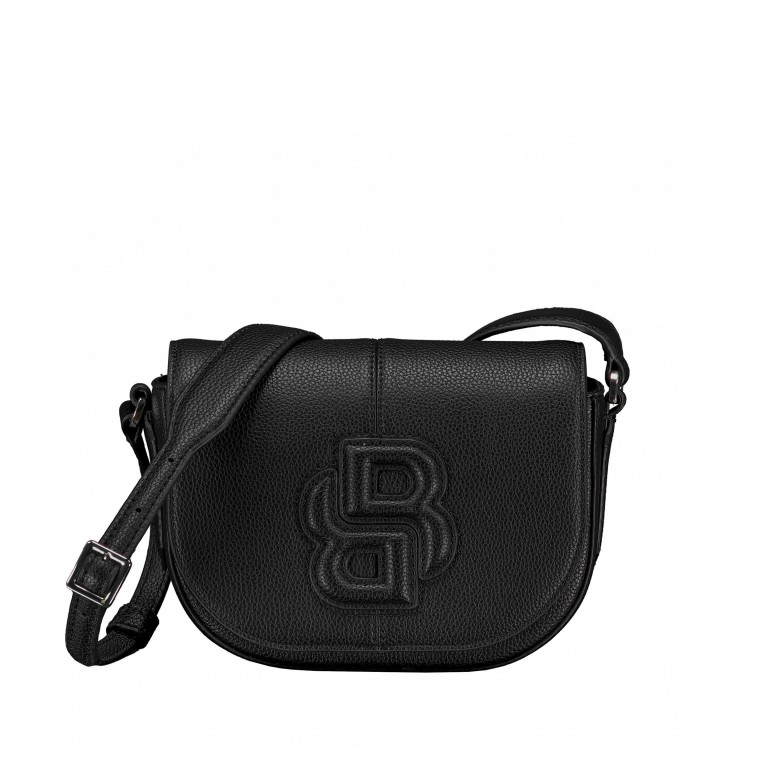 Umhängetasche Anett Saddle Bag S Black, Farbe: schwarz, Marke: BOSS, EAN: 4063545807103, Abmessungen in cm: 21x15.5x6.5, Bild 1 von 6