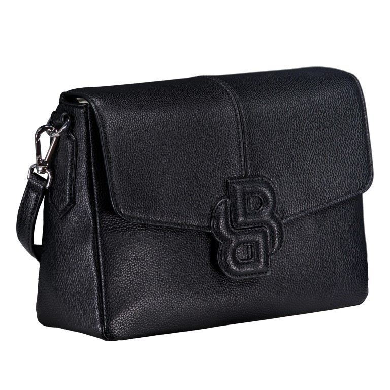 Umhängetasche Anett Saddle Bag Black, Farbe: schwarz, Marke: BOSS, EAN: 4063544844147, Abmessungen in cm: 29.3x20x10, Bild 2 von 8