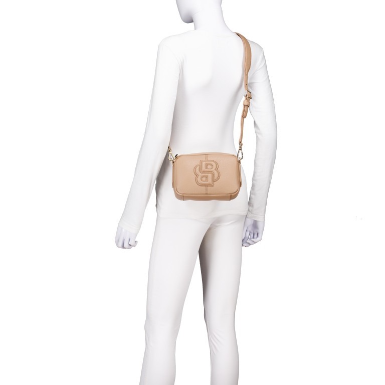 Umhängetasche Anett Crossbody Medium Beige, Farbe: beige, Marke: BOSS, EAN: 4063544844123, Abmessungen in cm: 19.5x13.5x6.5, Bild 5 von 6