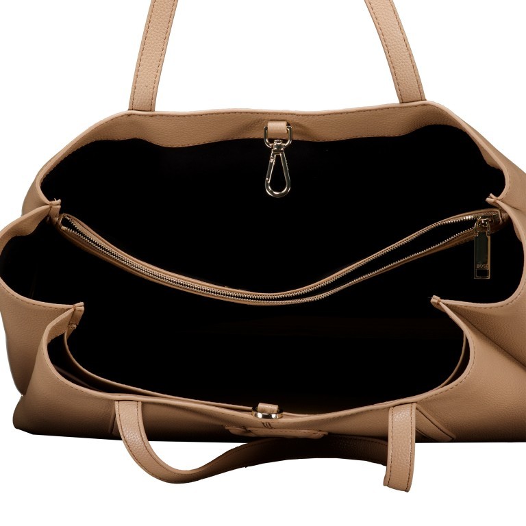 Shopper Anett Tote Bag Medium Beige, Farbe: beige, Marke: BOSS, EAN: 4063544844109, Abmessungen in cm: 45x29.5x17, Bild 5 von 5