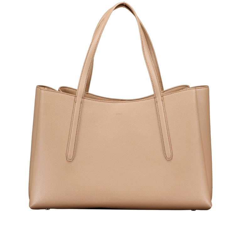 Shopper Anett Tote Bag Medium Beige, Farbe: beige, Marke: BOSS, EAN: 4063544844109, Abmessungen in cm: 45x29.5x17, Bild 3 von 5