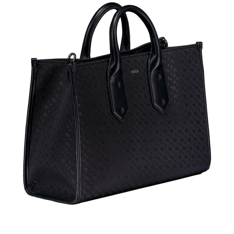 Handtasche Sandy Tote Bag Black, Farbe: schwarz, Marke: BOSS, EAN: 4063544844314, Abmessungen in cm: 36x27x14.5, Bild 2 von 7