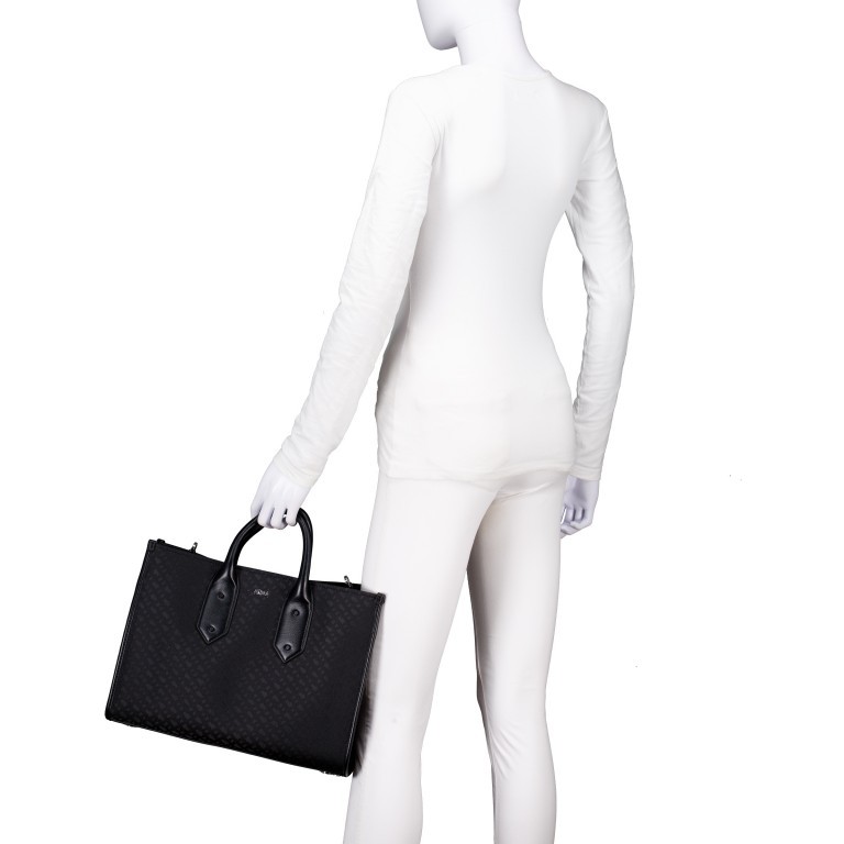Handtasche Sandy Tote Bag Black, Farbe: schwarz, Marke: BOSS, EAN: 4063544844314, Abmessungen in cm: 36x27x14.5, Bild 4 von 7
