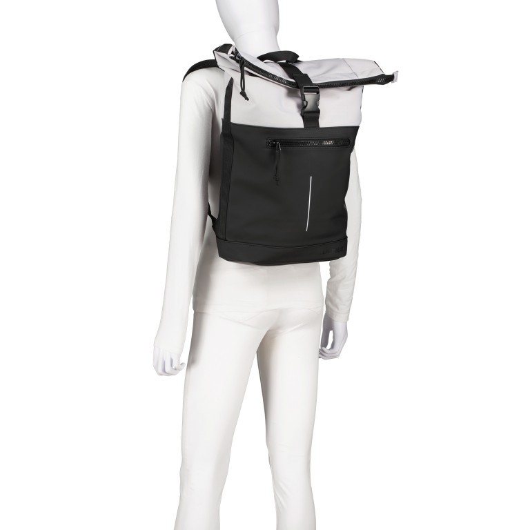 Rucksack New York Bruce erweiterbar Schwarz, Farbe: schwarz, Marke: Blackbeat, EAN: 4066727005274, Abmessungen in cm: 28.5x44x13.5, Bild 4 von 7