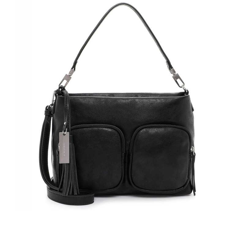 Umhängetasche Carly 14412 Black, Farbe: schwarz, Marke: Suri Frey, EAN: 4056185208386, Abmessungen in cm: 31x20x11, Bild 1 von 9