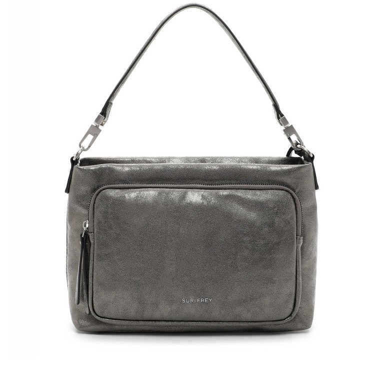 Umhängetasche Carly 14412 Dark Silver, Farbe: metallic, Marke: Suri Frey, EAN: 4056185208423, Abmessungen in cm: 31x20x11, Bild 3 von 9