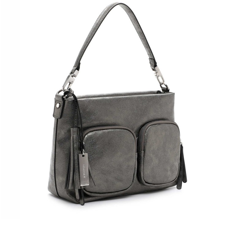 Umhängetasche Carly 14412 Dark Silver, Farbe: metallic, Marke: Suri Frey, EAN: 4056185208423, Abmessungen in cm: 31x20x11, Bild 2 von 9