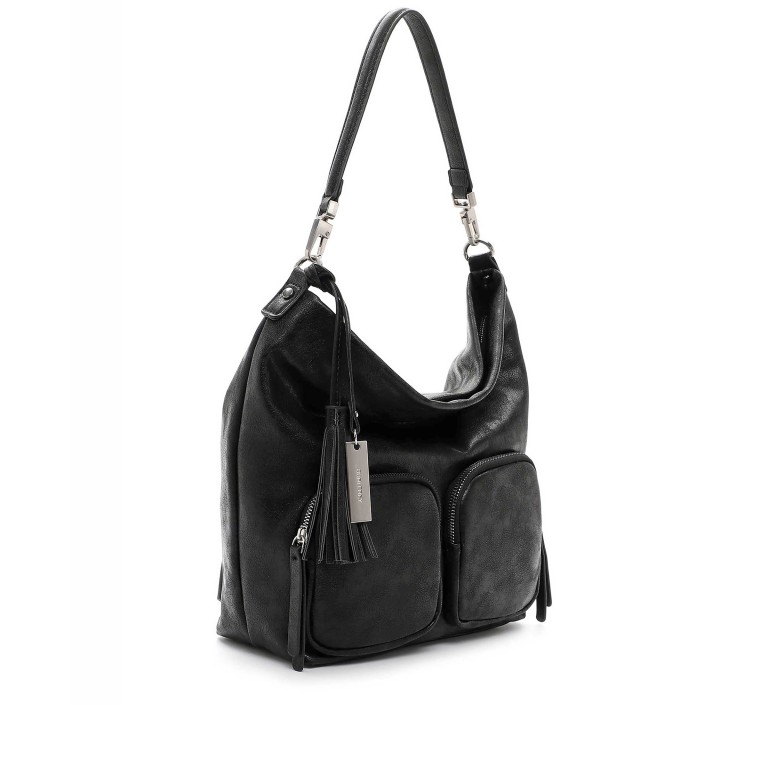 Beuteltasche Carly 14413 Black, Farbe: schwarz, Marke: Suri Frey, EAN: 4056185208430, Abmessungen in cm: 34.5x29.5x12, Bild 2 von 8