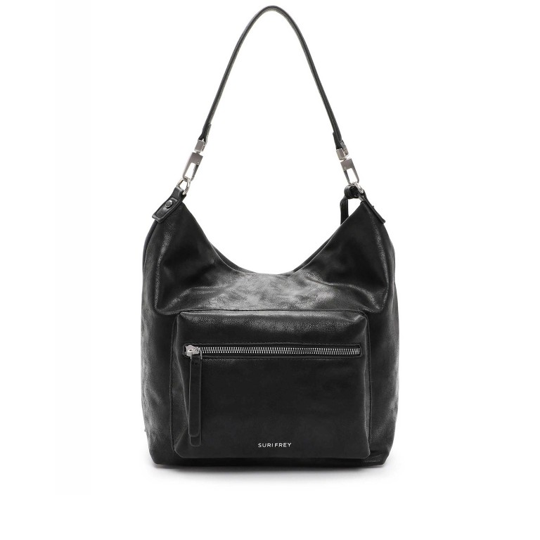 Beuteltasche Carly 14413 Black, Farbe: schwarz, Marke: Suri Frey, EAN: 4056185208430, Abmessungen in cm: 34.5x29.5x12, Bild 3 von 8