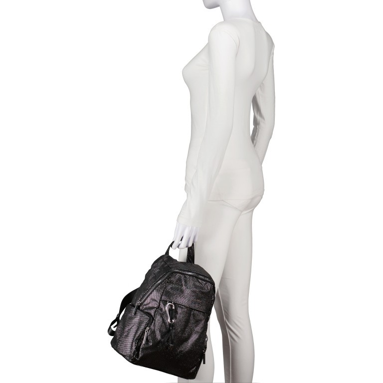 Rucksack Sports Fanny 18194 Dark Silver, Farbe: metallic, Marke: Suri Frey, EAN: 4056185212420, Abmessungen in cm: 29x34x13, Bild 4 von 7
