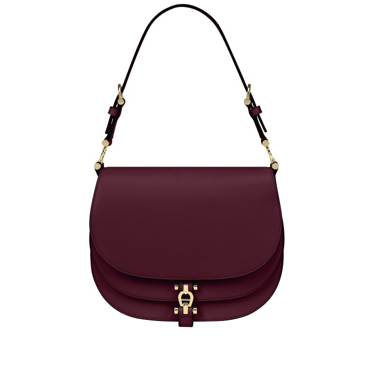 Umhängetasche Delia 132-962 Burgundy, Farbe: rot/weinrot, Marke: AIGNER, EAN: 4055539575655, Abmessungen in cm: 25x21x6, Bild 1 von 7